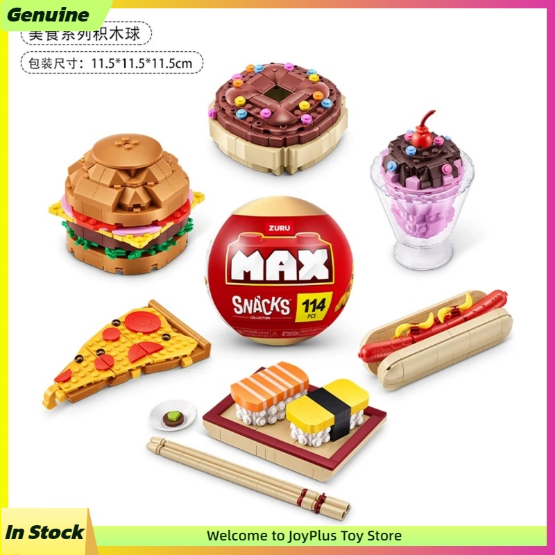 Food Snacks Gifts - ZURU MAX Snacks Blind Box Klocki