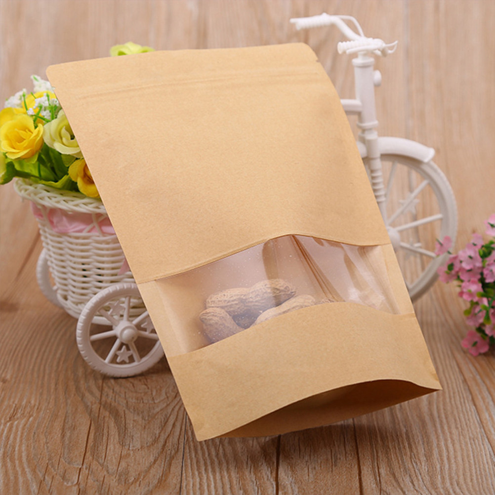 Food With Snacks - 50 szt. torebek z papieru kraft