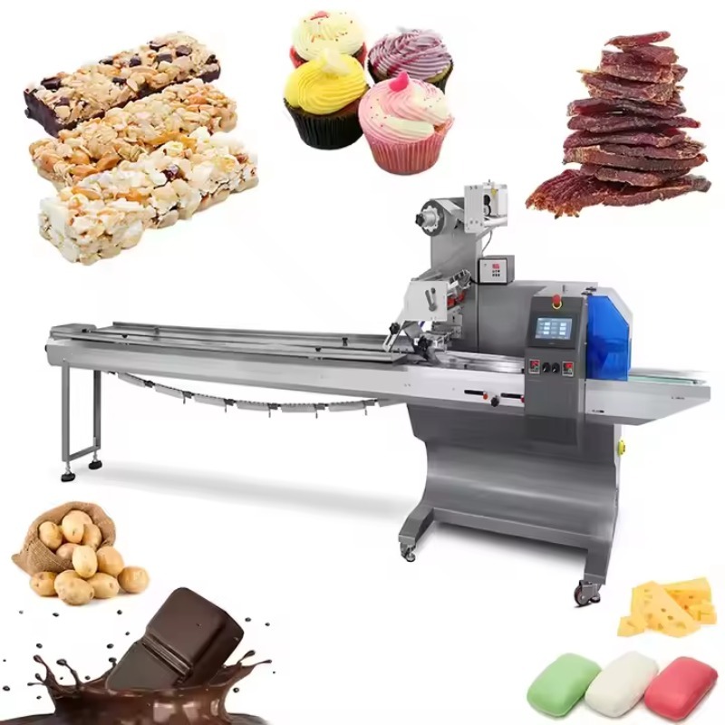 Food With Snacks - Automatyczna maszyna pakująca typu Pillow do