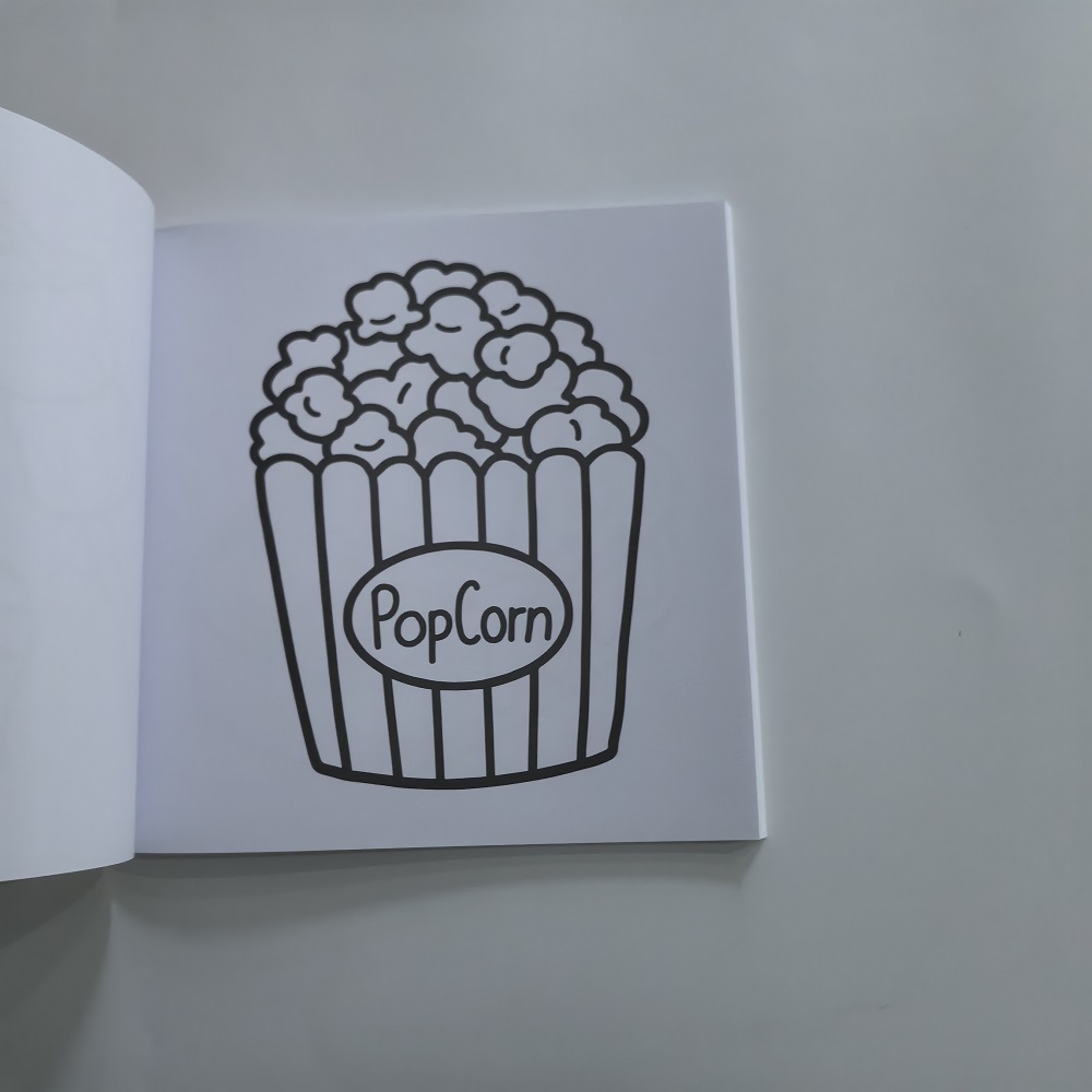 Książka do kolorowania dla dor – Food And Snacks Coloring Book Bold And Easy recenzja i cena