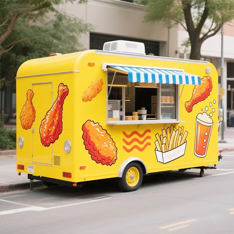 Przenośny wózek gastronomiczny – Food Snacks That Start With A recenzja i cena