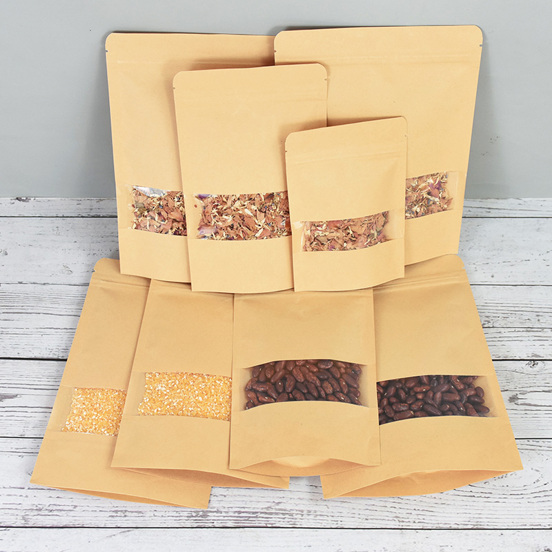 20/50szt Kraft Paper Zip Lock  – Food Snacks Gifts recenzja i cena