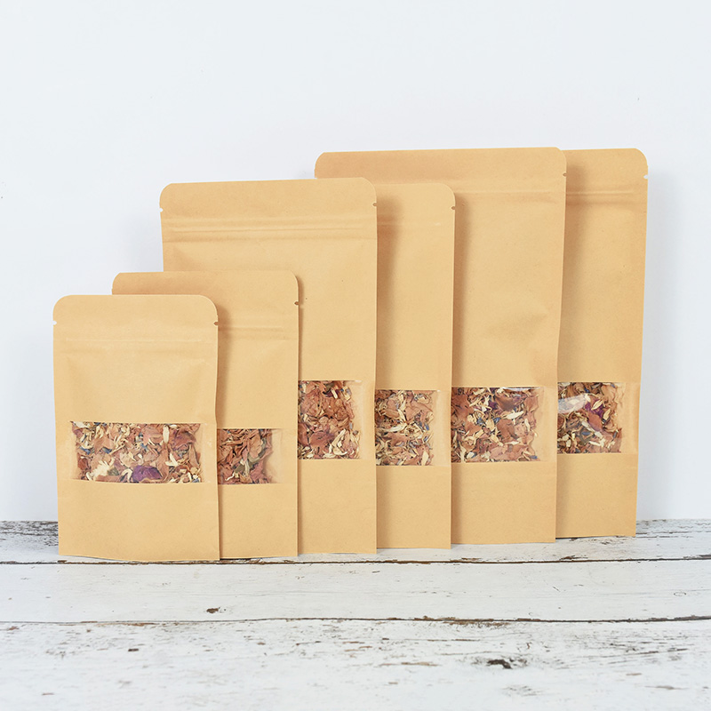 20/50szt Kraft Paper Zip Lock  – Food Snacks Gifts recenzja i cena